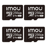 Pack X4 Tarjetas De Memoria Imou Microsd Sdhc S1 C10 256gb