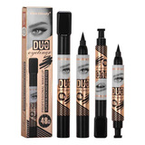 Delineador Branco Líquido Not Cool Black De Duas Cabeças 3ml