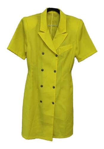 Vestido Vintage Camisero Amarillo - Vestido Ched