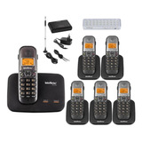 Kit Telefone Sem Fio Ts 5150 Com 5 Ramal Bina E Entrada Chip