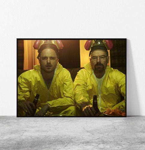 Cuadro 33x48cm Breaking Bad Heinseberg Marco Negro Fan Arte