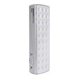 Pack X 6 Luz De Emergencia Gamasonic 30 Leds Bat Litio-ion