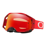 Oakley Antiparras Airbrake Motocross Moto Red Torch Iridium