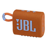 Jbl Parlante Bluetooth Go 3 Naranja Jblgo3orgam