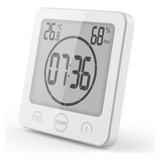 Reloj De Pared Digital Para Baño Con Alarma Con Pantalla Lcd