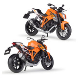 Welly Ktm 1290 Duke Miniatura Metal Moto Con Base Expositora