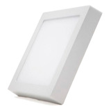 Plafon Led 30x30 Sobrepor Quadrado Branco Frio Bivolt 32w