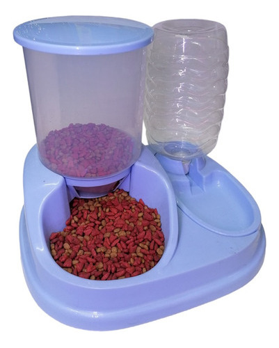 Dispensador  Agua  Comida Para Mascotas Gatos Perro Bl-200