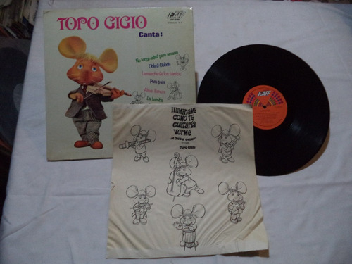 Topo Gigio Canta En Español 1969 Lp Mexicano Con Inserto
