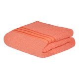 Toalla De Baño Completo 150x80cm - 600gr Suave Y Absorbente Color Naranja 6 Liso