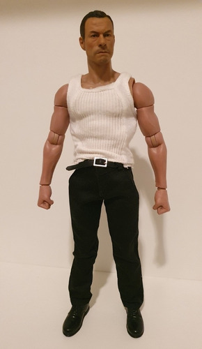 Boneco Van Damme Estilo Hot Toys Enterbay Custom Escala 1/6