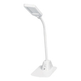Lámpara Led 5w Cuello Flexible P/escritorio, Volteck 46189 Color De La Estructura Blanco