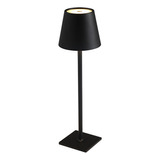 Lampara De Mesa Led Táctil, Inalámbrica Y Recargable Negro