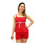 Pijama Baby Doll Gestante Roupa De Dormir 