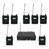 Retorno In Ear Palco Monitor Uhf Sem Fio Anleon S2 - 7 Recep