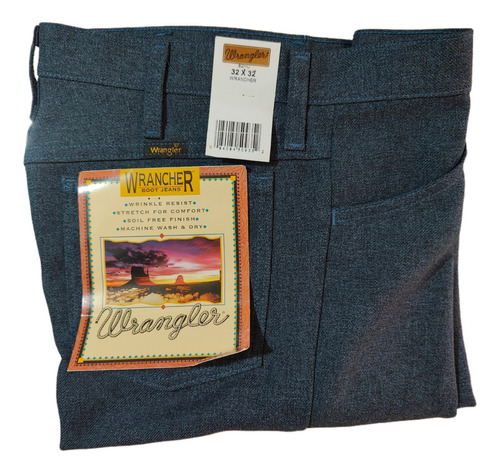 Pantalón Wrancher Poliéster Wrangler Original De Hombre