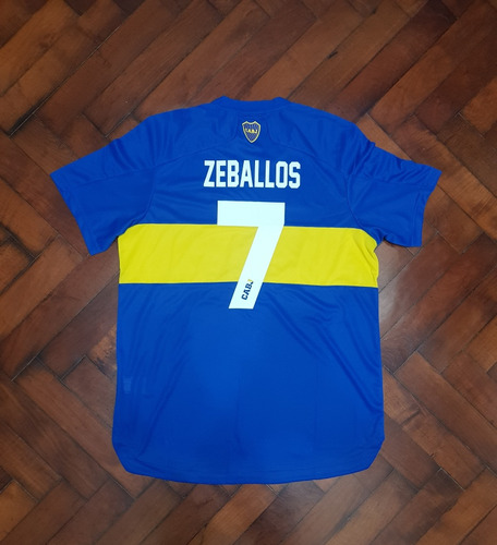 Camiseta Titular Boca Juniors 2021, Zeballos 7 Talle L.