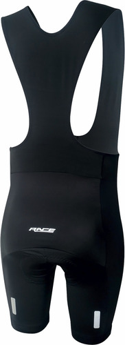 Licra Short Ciclismo Tirantes Reflejante Pad Y Gel En Pierna