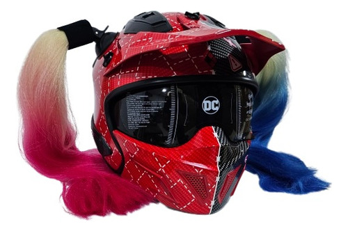 Casco Mujer Harley Quinn Dc Comics The Joker Certificado Dot