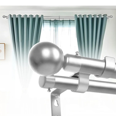 Cortineros Doubles De Metal Ajustable De 80 A 300cm | Envío gratis