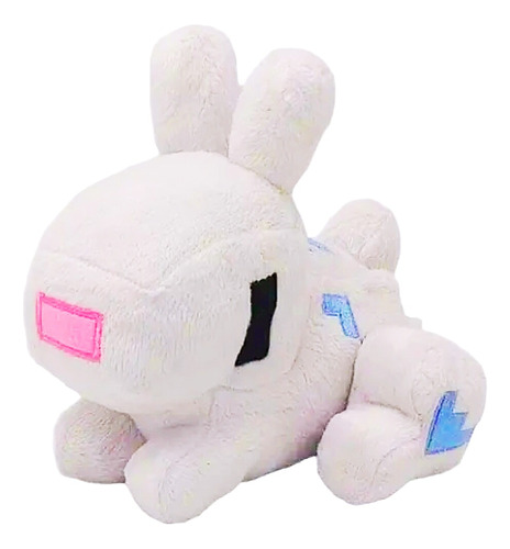Boneco Pelúcia Coelho Branco - Jogo Game Brinquedo Rabbit
