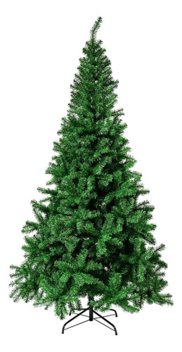 Arvore De Natal Luxo Pinheiro Fácil 180 Cm Montar 600 Galhos Cor Verde