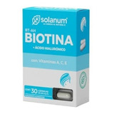 Biotina Ácido Hialuronico 30 Cápsulas Solanum