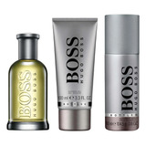 Kit Boss Bottled Hugo Boss - Perfume Masculino Edt 100ml  + Shower Gel + Desodorante + Amostra