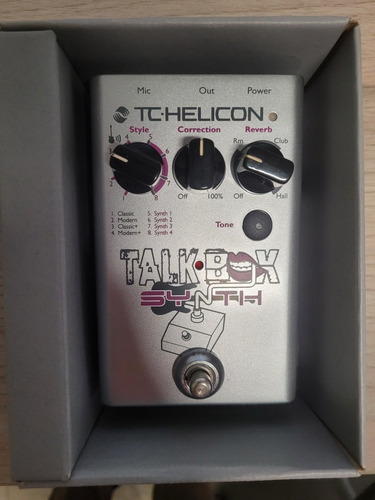 Pedal Talkbox Para.guitarra Y Voz