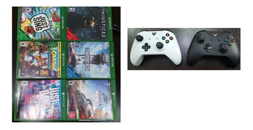 Una Consola Xbox One S 1 Tb  + 2 Controles Y 6 Juegos