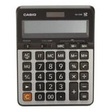 Calculadora Casio Gigante Gx-120b-w-dc Relojesymas Color Negro
