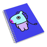 Mang Bt21 Musica K-pop Libreta De Dibujo Pasta Dura