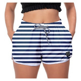 Short Feminino Premium Praia Caminha Academia W2 Piscina 