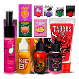 Kit 12 Lubrificante Açoes Taurus Gel Produtos Excitaçao Mix