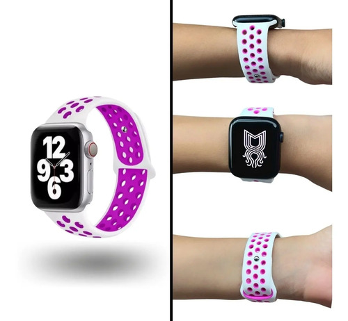 Correa Para Apple Watch De Silicón, Deportiva Y Cómoda