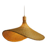 Lámpara Colgante De Techo De Bambú Pantalla De Luz De