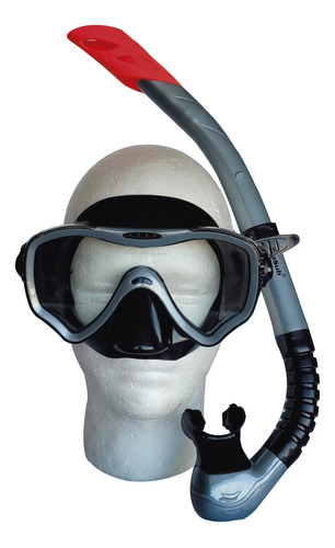 Kit Buceo Mascara Snorkel Profesional Ajustable Full Vision