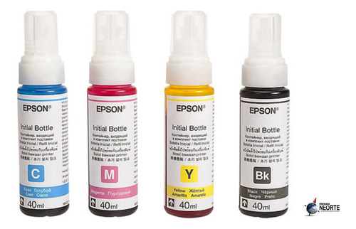 Tinta Epson 664 40ml (x4) 100% Original L120/l210/l220/l395