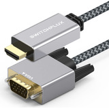 Cable De Video Hdmi A Vga, Macho A Macho/1 Pack/3.3 Ft