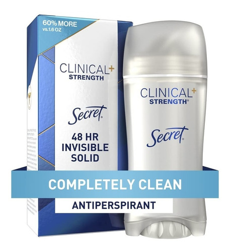 Secret Clinical Strength Invisible Barra Antitranspirante De