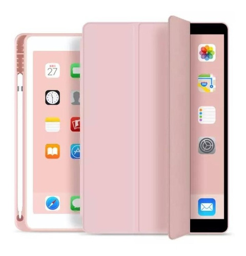 Smart Cover Con Portalápiz + Lámina Para iPad Air 4 De 10.9