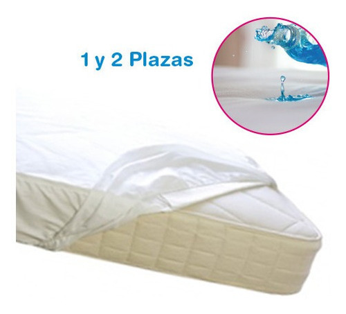 Funda Cubre Colchon Plastico Reforzada Impermeable 1 Plaza