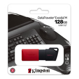 Memoria Usb Kingston Exodia M 128gb Usb 3.2 Retráctil