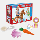 Ponycycle Unicorn Horse Toys Kit De Aseo, Alimentación Y Cui