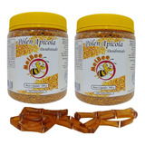 Pólen Apícola Desidratado - 1 Kg (2 Potes 500g + 10 Sachês)