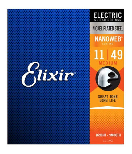 Cuerdas Guitarra Electrica Elixir Nanoweb 1149