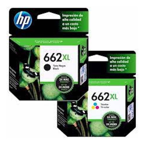 Cartuchos Hp 662xl Negro Y 662xl Color 