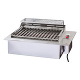 Churrasqueira Elétrica De Embutir Bancada Inox Grande 220v