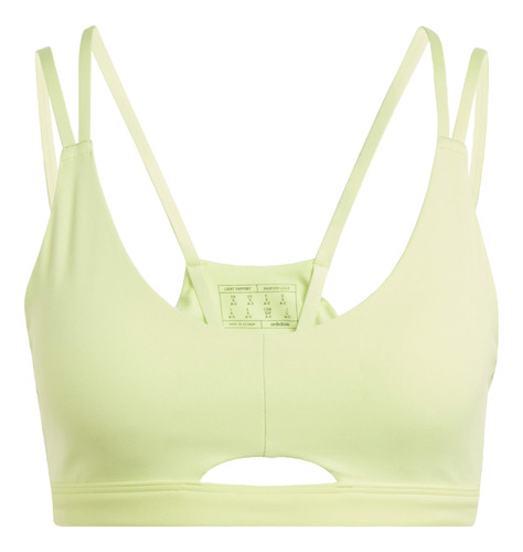 Top Deportivo Yoga Studio Luxe Soporte Ligero Ij5763 adidas