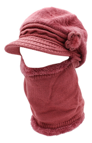 Gorro Y Bufanda De Invierno Térmicos Mujer, Suave, Cálido